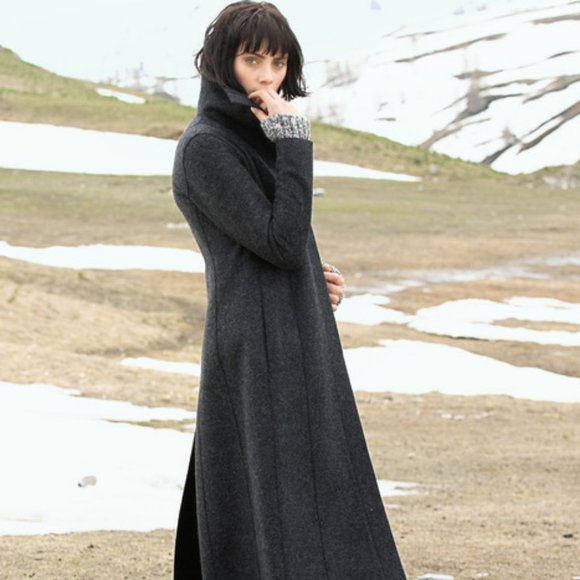 Long felted alpaca wool Peruvian Connection coat - Picture 4 of 4
